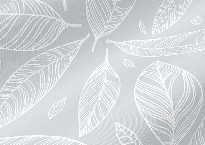 Falling Leaves, Mid Grey - Twist&Fit Roller Blind - Image 4